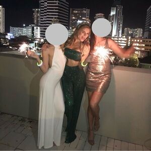 Sparkly Green Pant Co Ord